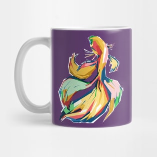 Betta Fish Popart Mug